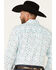 Image #4 - Wrangler 20X Men's Dot Geo Print Long Sleeve Snap Western Shirt, , hi-res
