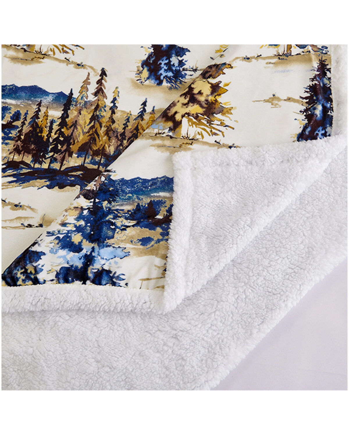 Image #4 - HiEnd Accents Acadia Campfire Sherpa Throw, Copper, hi-res