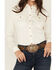 Image #3 - Shyanne Women's Poplin Embroidered Long Sleeve Button-Down Stretch Western Shirt, Ivory, hi-res