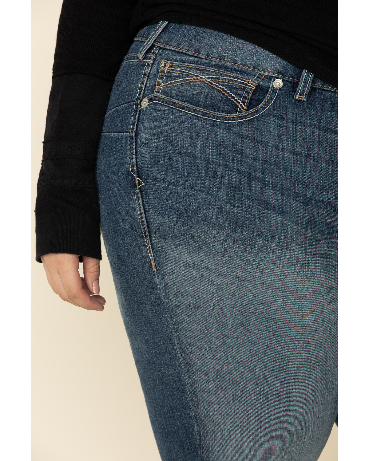 Image #3 - Ariat Women's R.E.A.L. Presley Straight Jeans - Plus, , hi-res