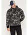 Image #1 - Ariat Men's Rebar Workman Camo Print Hooded Sweatshirt, Black, hi-res