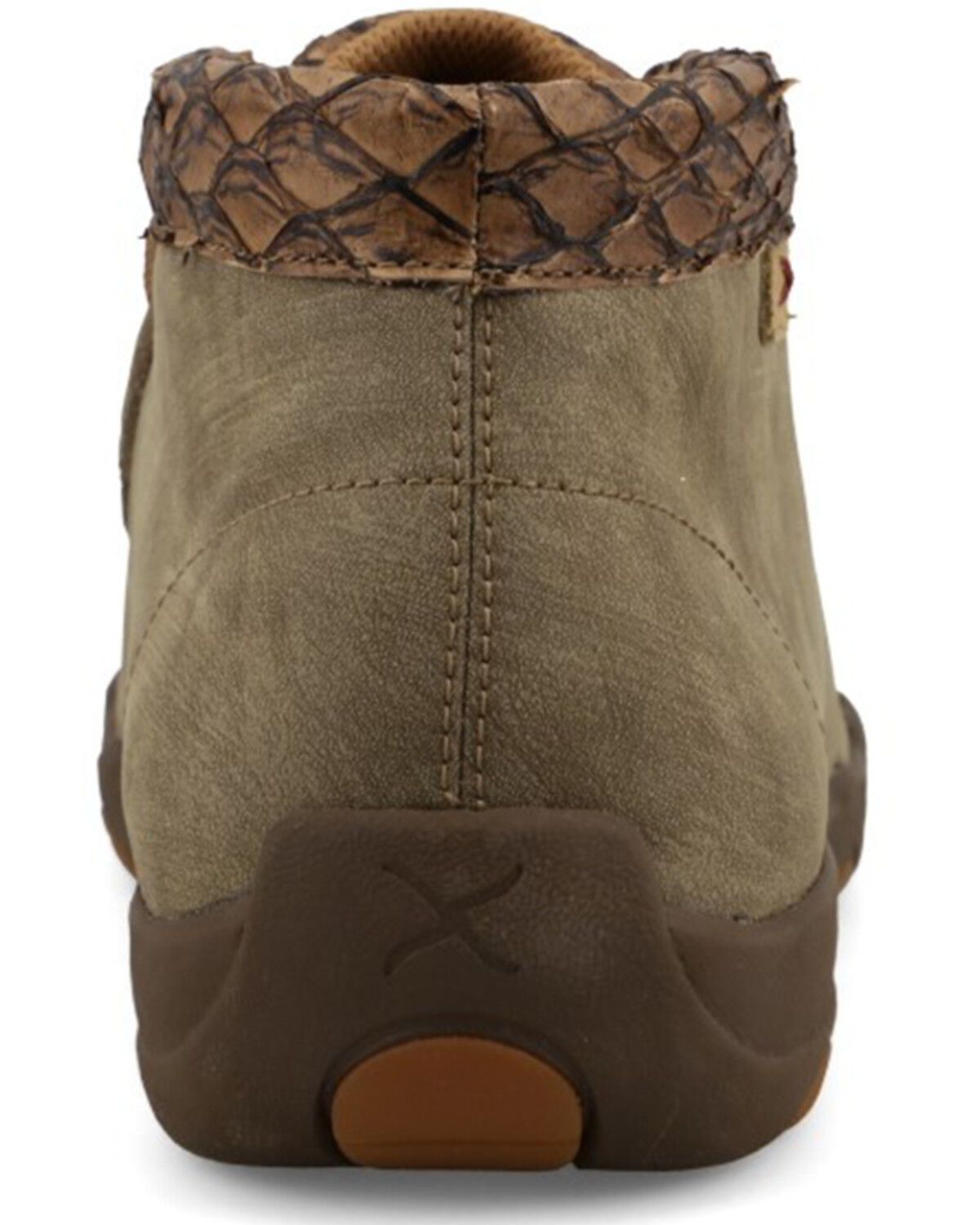 Image #5 - Twisted X Men's Exotic Seabass Chukka UltraLite X™ Driving Shoes - Moc Toe, Tan, hi-res