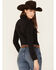 Image #4 - Shyanne Women's Long Sleeve Snap Vented Riding Shirt, Black, hi-res