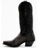 Image #3 - Dan Post Women's Exotic Lizard Western Boots - Snip Toe, Black, hi-res