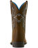Image #3 - Ariat Boys' Tombstone Distressed Western Boots - Broad Square Toe, Brown, hi-res
