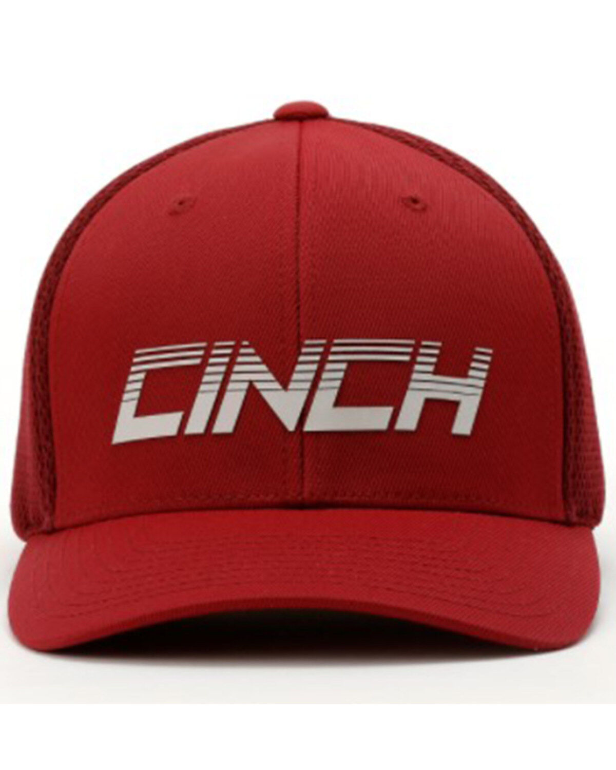 Image #3 - Cinch Men's Logo Ball Cap, Burgundy, hi-res