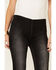 Image #5 - Rock & Roll Denim Women's Charcoal Mid Rise Pull On Flares , , hi-res