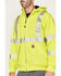 Image #3 - Carhartt Men's Hi-Vis Loose Fit Thermal Full-Zip Hooded Work Jacket, Bright Green, hi-res