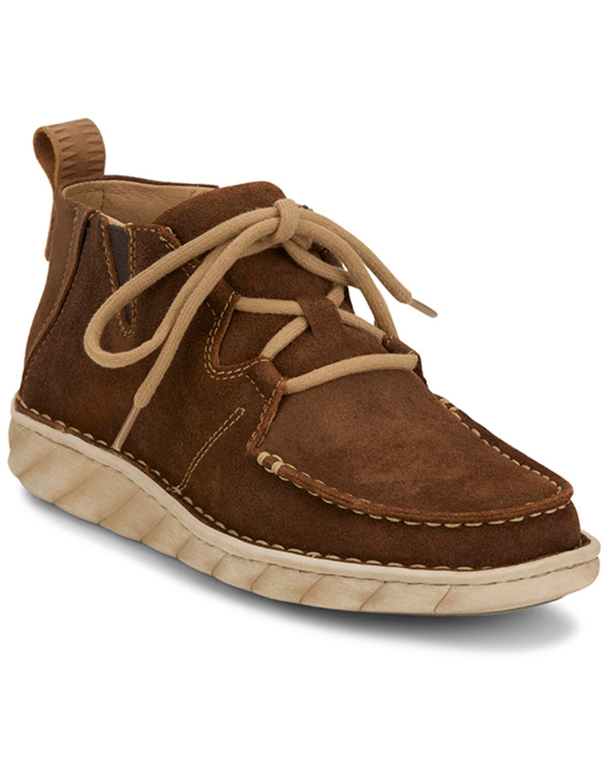 Tony Lama Men's Estancia Lace-Up Casual Shoes - Moc Toe, Cognac, hi-res