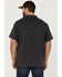 Image #4 - Brothers and Sons Men's Solid Slub Short Sleeve Polo Shirt, Charcoal, hi-res