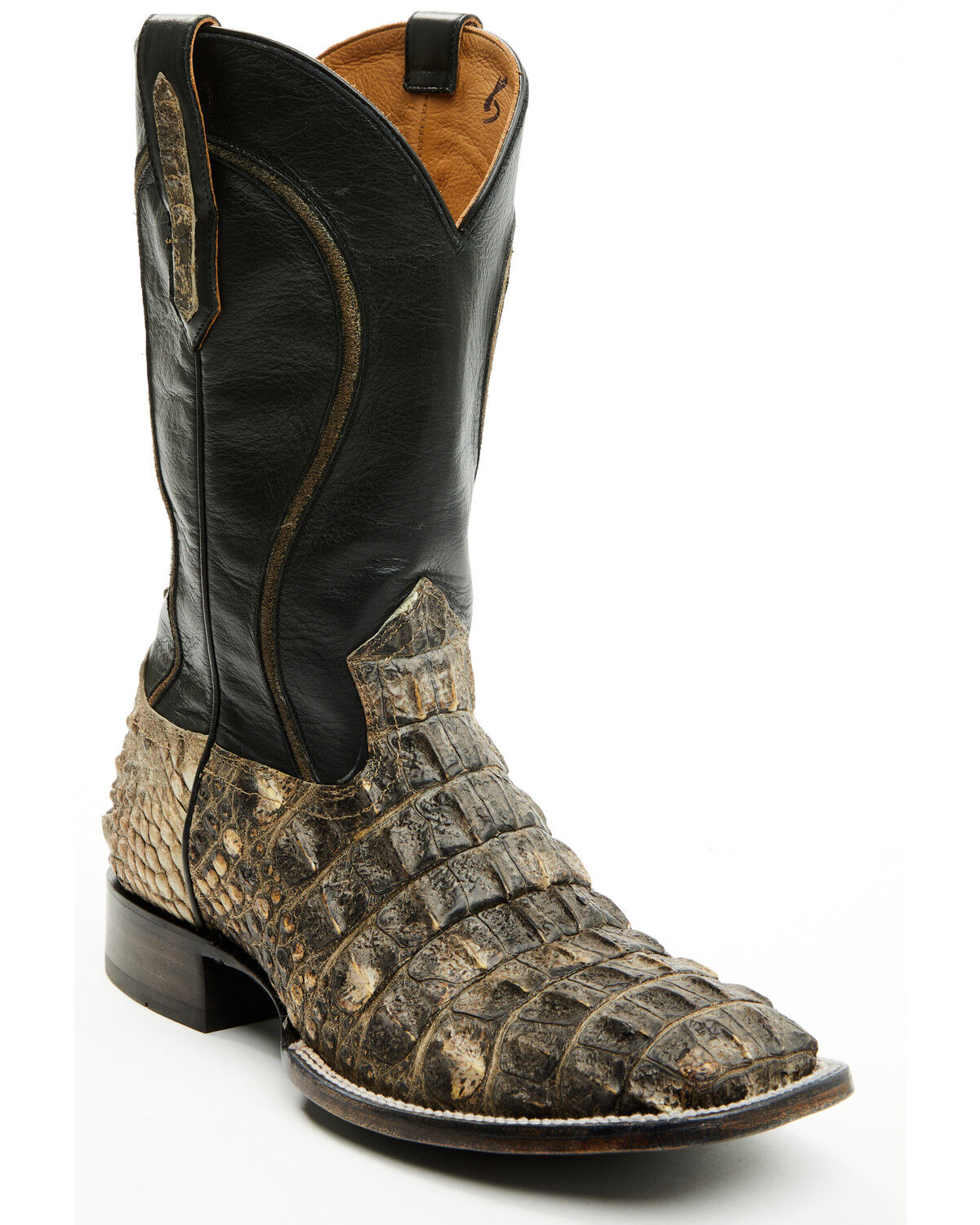 Image #1 - Cody James Black 1978® Men's Tillman Exotic Hornback Alligator Western Boots - Broad Square Toe, , hi-res