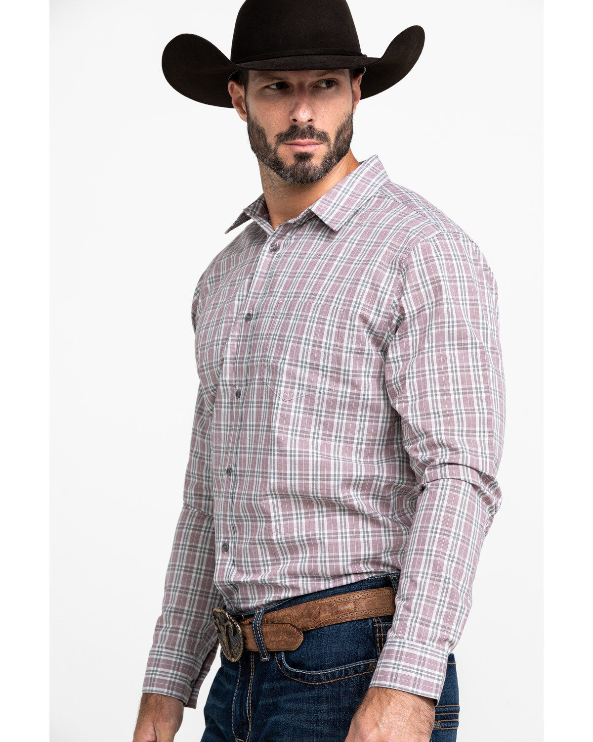Image #3 - Gibson Men's Arden Plaid Long Sleeve Button-Down Western Shirt , , hi-res