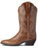 Image #2 - Ariat Women's Heritage R Toe Stretch Fit Full-Grain Western Performance Boots - Round Toe, Brown, hi-res