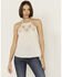 Image #1 - Shyanne Women's Embellished Halter Tank, Cream, hi-res