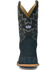 Image #4 - Justin Men's San Antone Exotic Caiman Western Boots - Broad Square Toe, Blue, hi-res