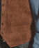 Image #2 - Roper Suede Vest, Brown, hi-res