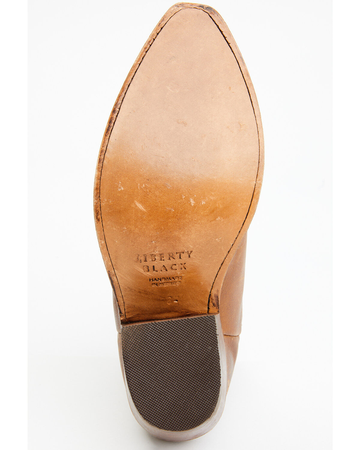 Image #7 - Liberty Black Women's Rebecca Back Star Booties - Snip Toe, Tan, hi-res