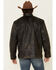 Image #4 - Cripple Creek Men's Antique Black Lamb Nappa Leather Jacket, , hi-res