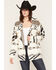 Image #1 - Idyllwind Women's Teddy Southwestern Print Cardigan, Cream, hi-res