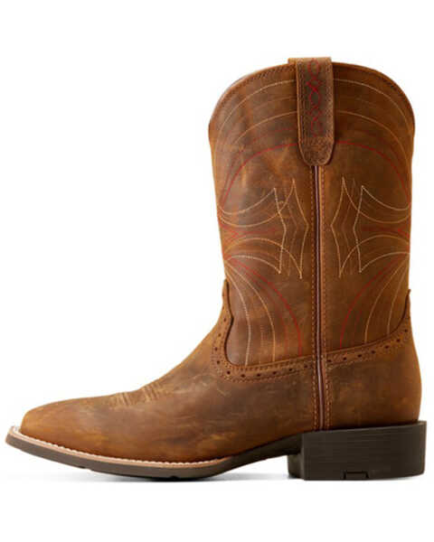 Image #4 - Ariat Men's Sport Western Boots, Brown, hi-res