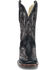 Image #3 - Corral Men's Inlay Embroidered Western Boots - Broad Square Toe, Black, hi-res