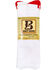 Boot Barn® Youth Crew Sock 3 Pack, White, hi-res