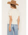 Image #4 - Ariat Women's Collegiate Darlin' Short Sleeve Graphic Tee, White, hi-res