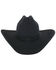 Image #2 - Cody James® Men's Denton 3X Low Cattleman 4" Pro Rodeo Wool Hat, Black, hi-res