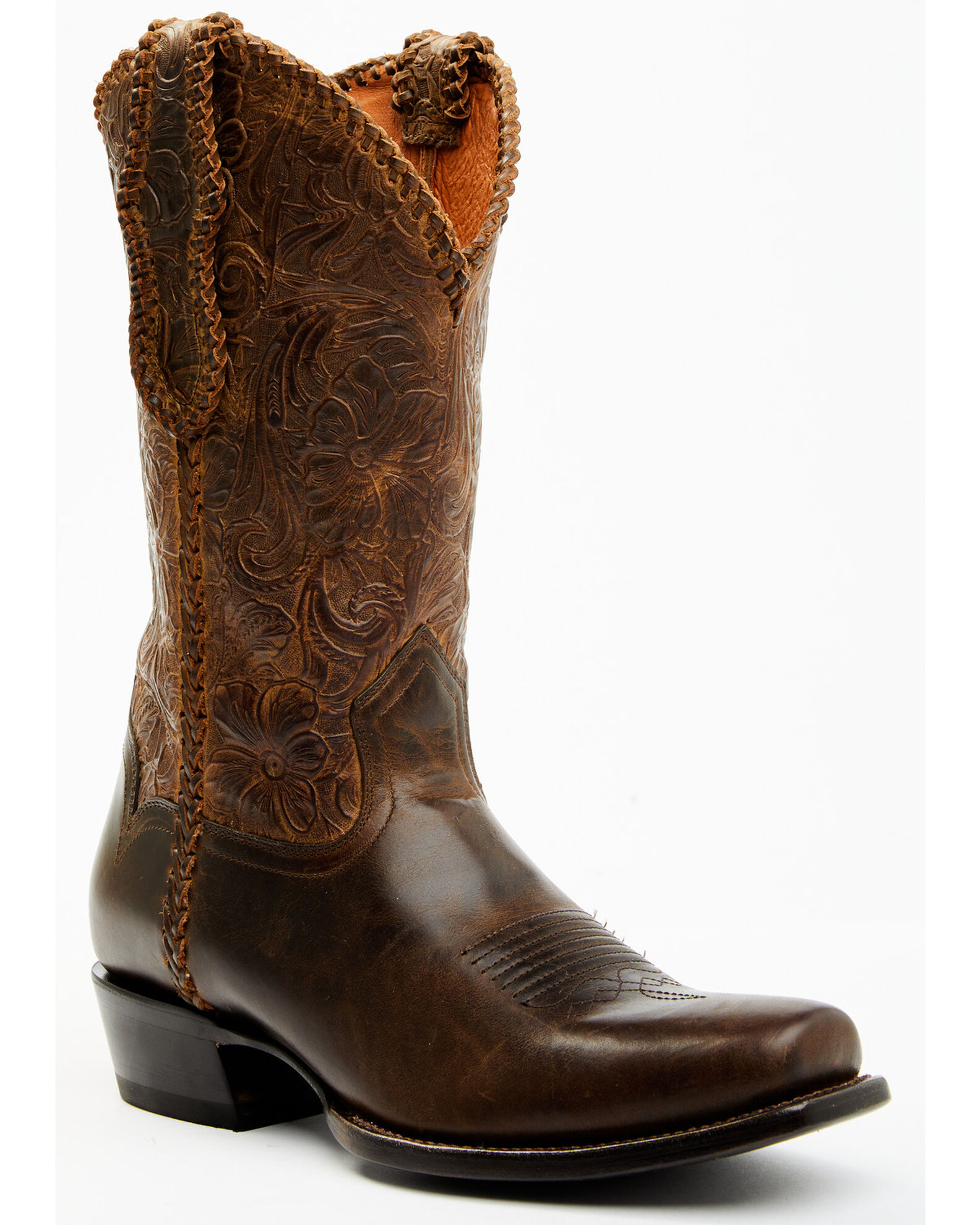 Moonshine Spirit Men's Pancho Tooled Western Boots - Square Toe
