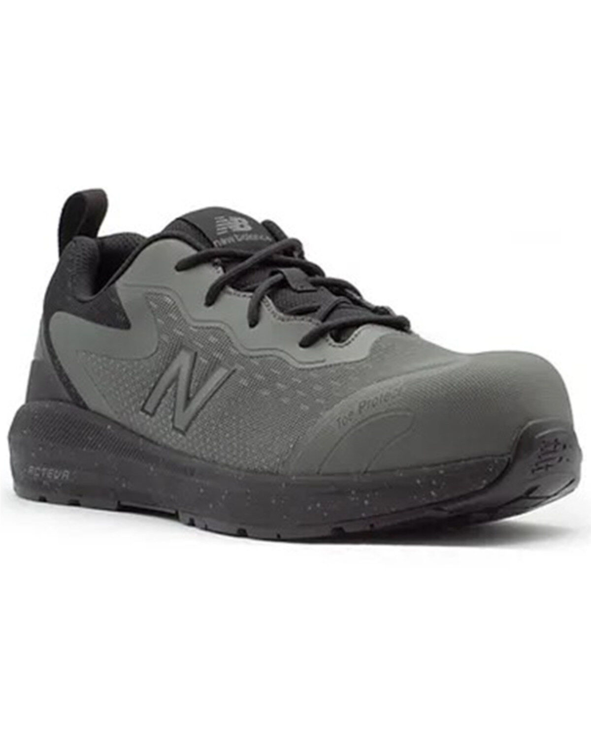 Image #1 - New Balance Men's Logic Work Shoes - Composite Toe, Black/grey, hi-res