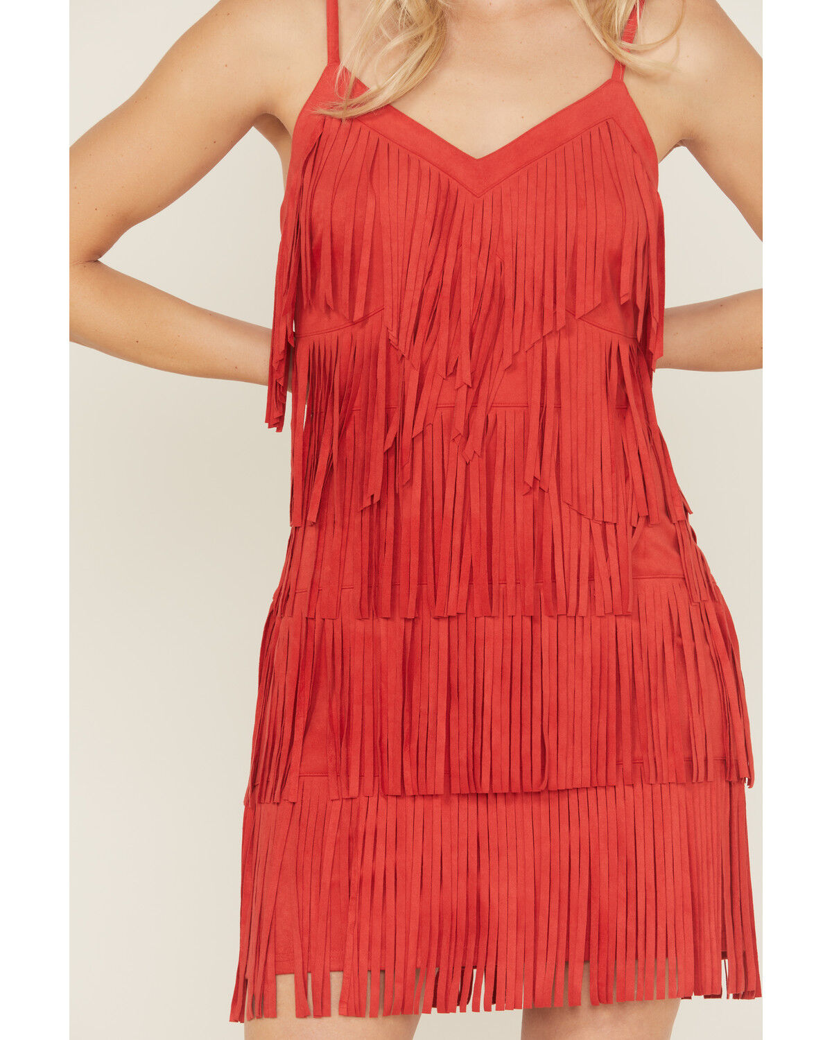 Product Name:  Idyllwind Women's Brixworth Faux Suede Fringe Mini Dress