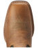 Ariat Boys' Firecatcher Alflafa Western Boots - Broad Square Toe , Brown, hi-res