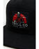 Image #2 - Troll Co Men's Riser Ball Cap, Black, hi-res