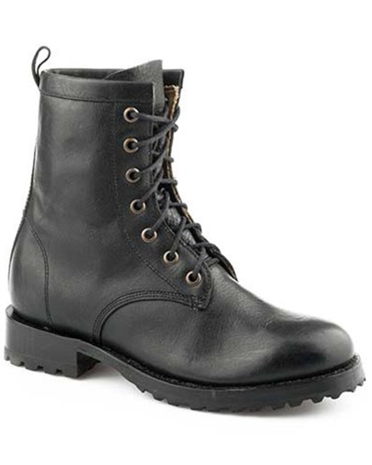 Stetson Women's Sam Western Boots - Round Toe, Black, hi-res