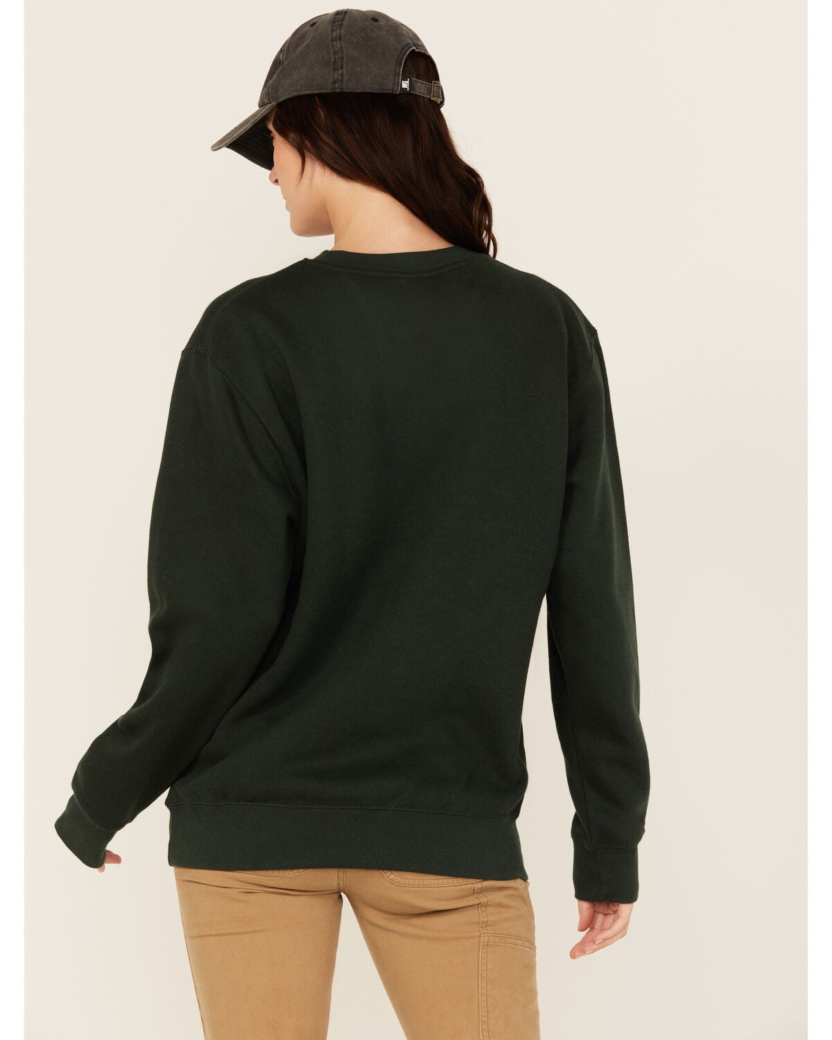 Troll Co Women's Savage Crewneck Sweatshirt, Green