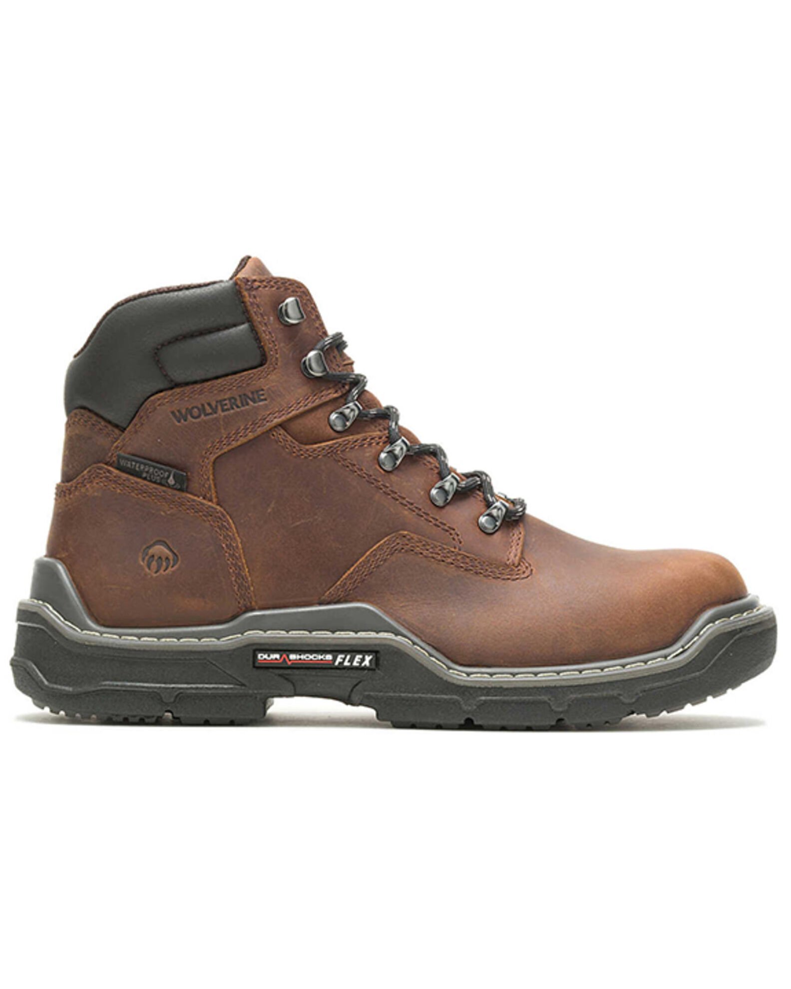 Wolverine Men s Raider Durashock Waterproof 6 Lace Up Carbonmax Work Boots Composite Toe Boot Barn