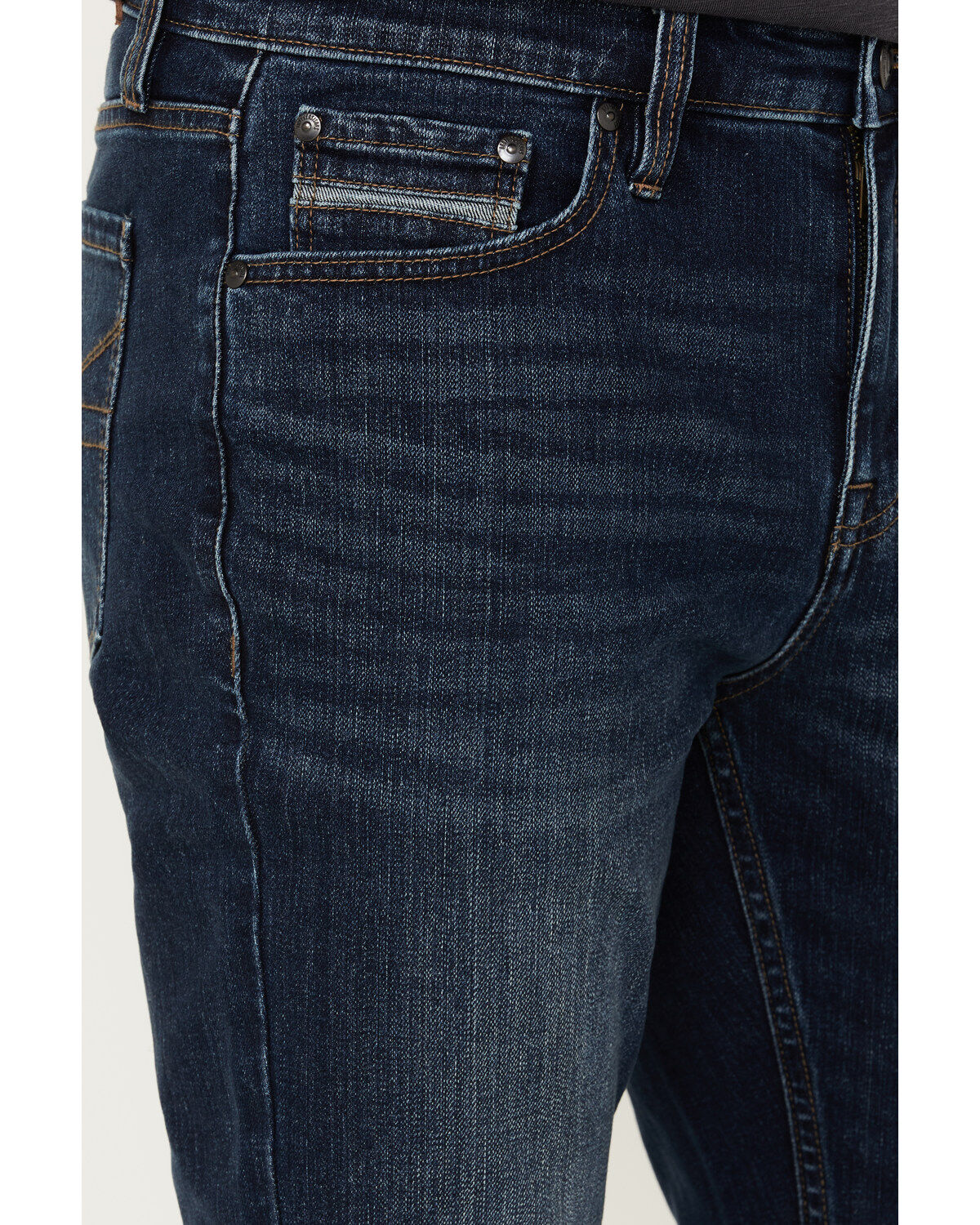 Brothers and Sons Men´s Diamond Back Dark Wash Stretch Slim StraightJeans teamlce.in - Image 3