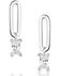 Image #1 - Montana Silversmiths Women's Modern Muse Crystal Earrings, Silver, hi-res