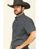 Image #3 - Cody James Core Men's Don't Cross Me Geo Print Short Sleeve Western Shirt, , hi-res