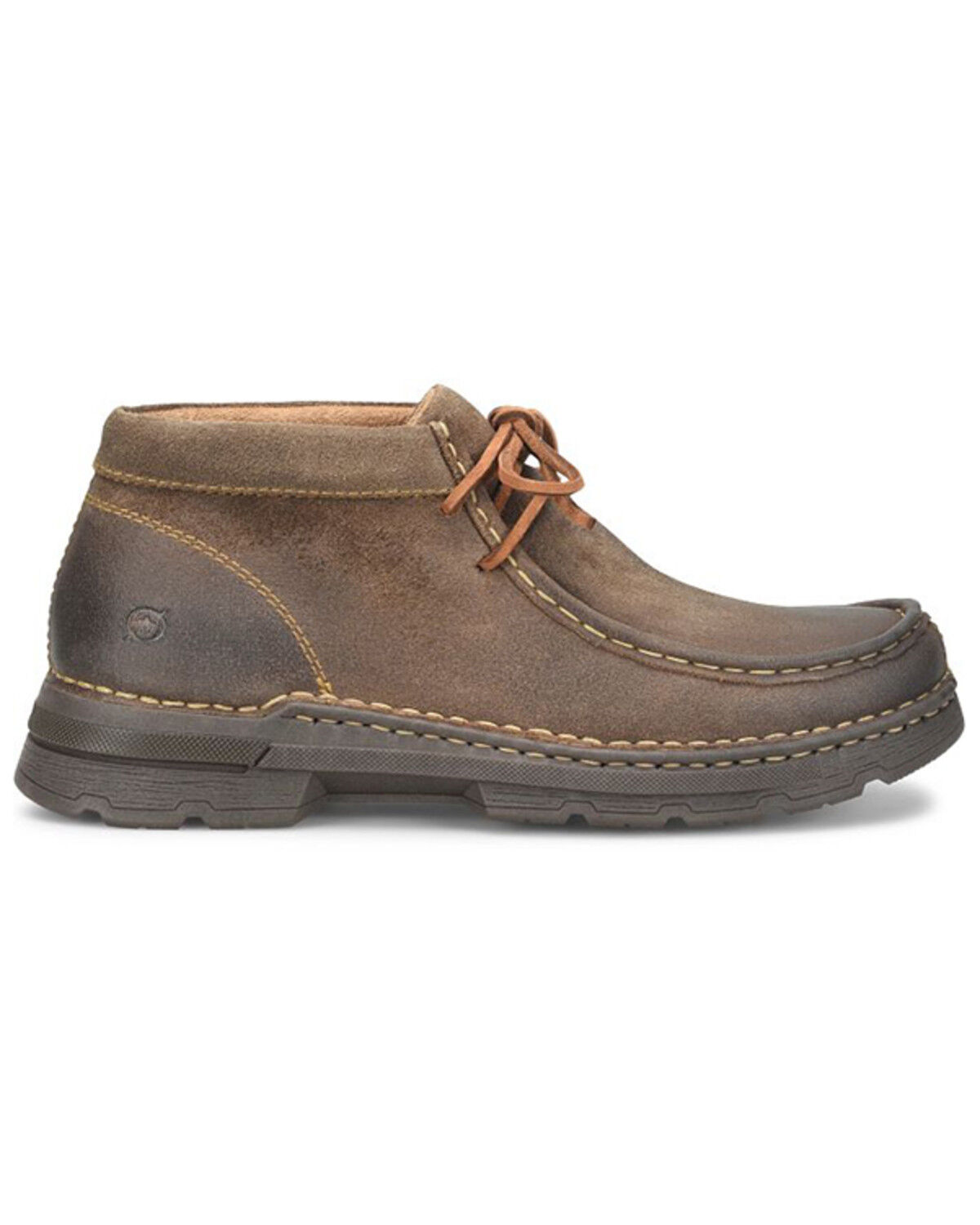 Image #2 - Born Men's Ethan Casual Chukka Shoes - Moc Toe, Taupe, hi-res