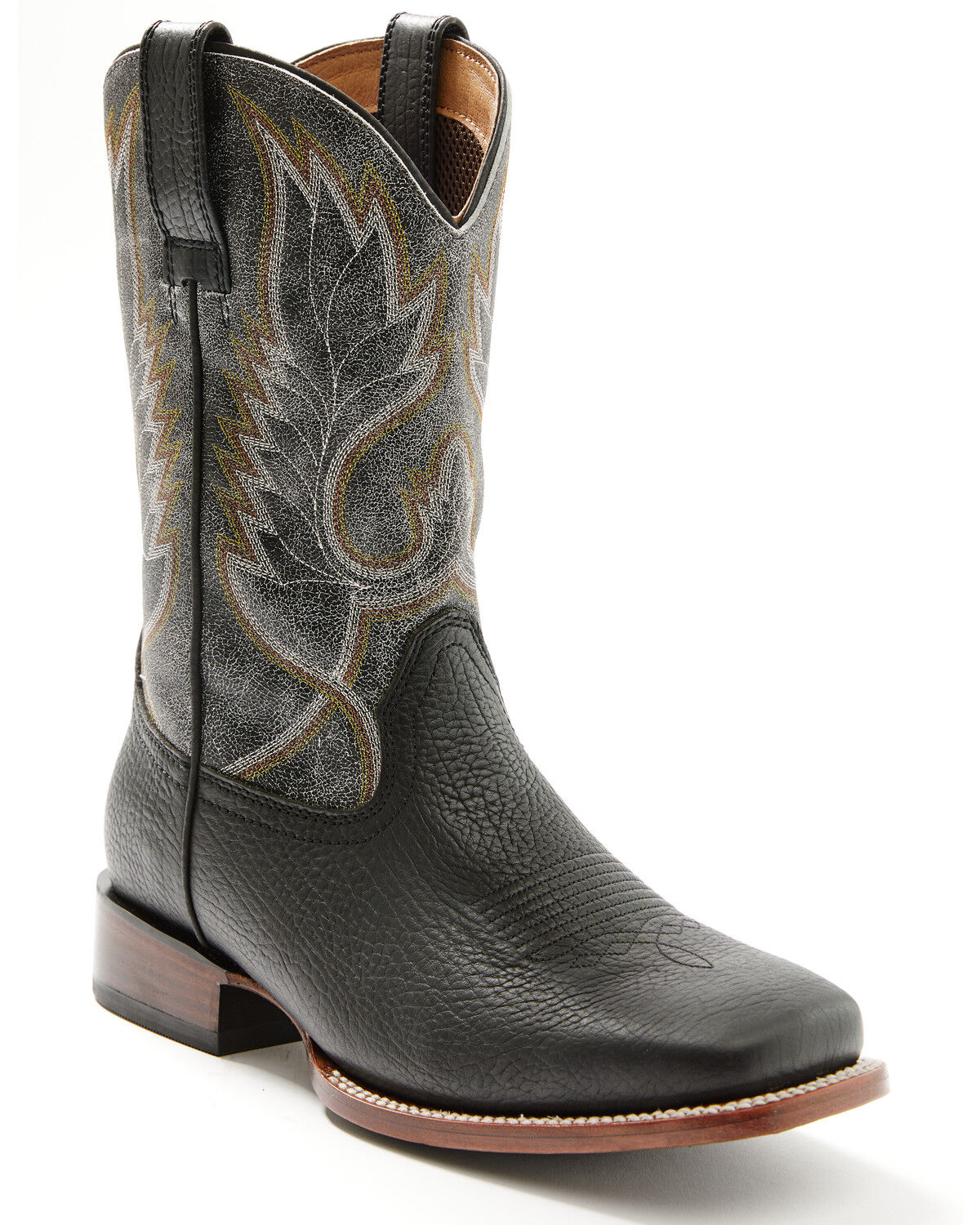 Image #1 - Cody James Cush Core® Men's Tracker Western Boots - Broad Square Toe, Black, hi-res