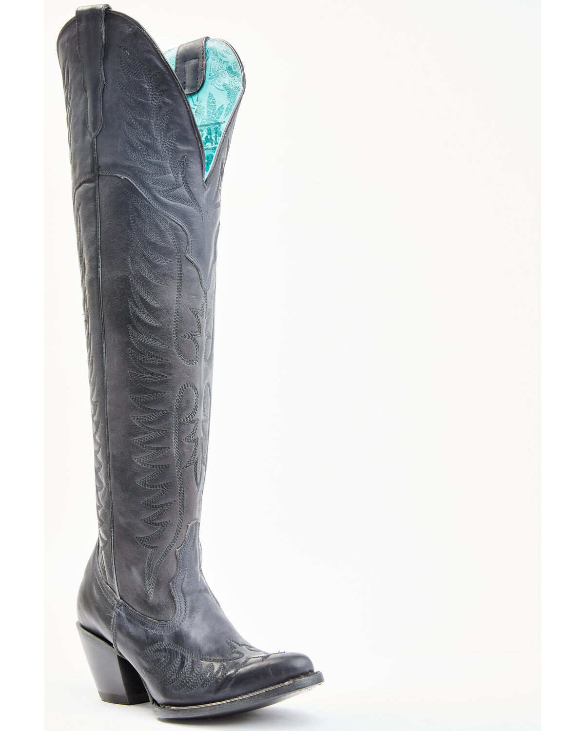 Corral Women's Black Embroidery Tall 