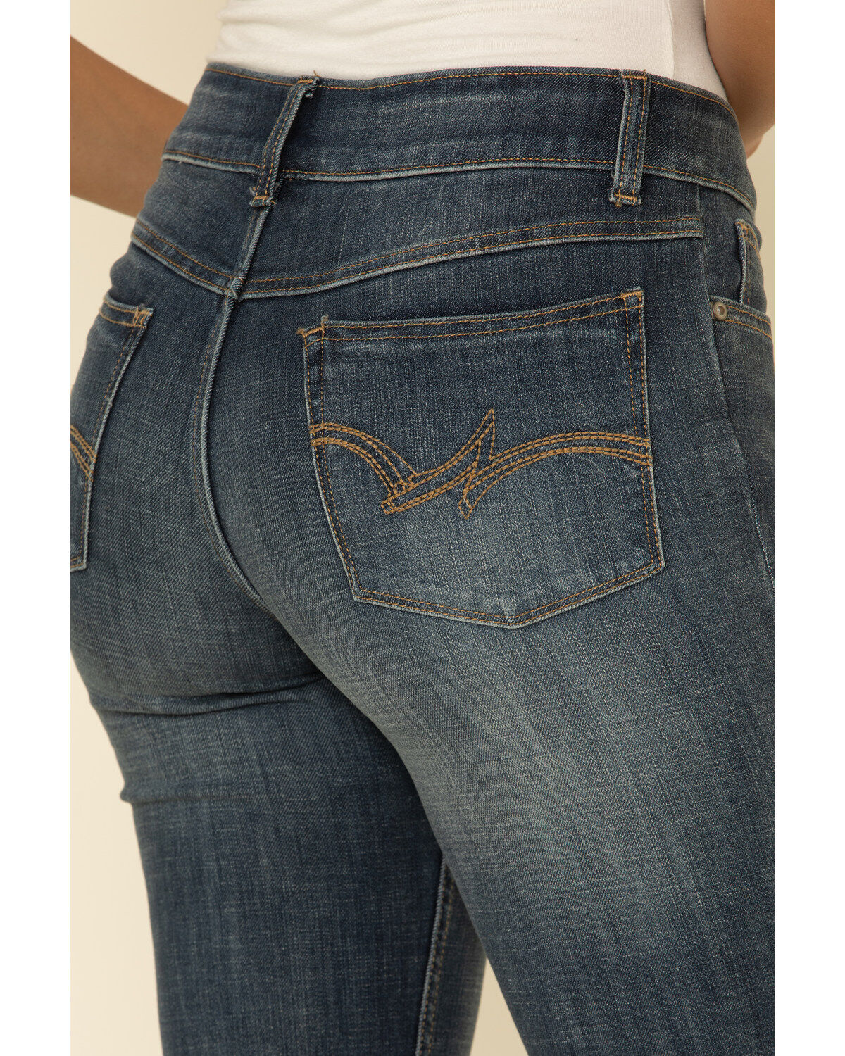 Image #5 - Wrangler Women's Mid Rise Bootcut Jeans  , , hi-res