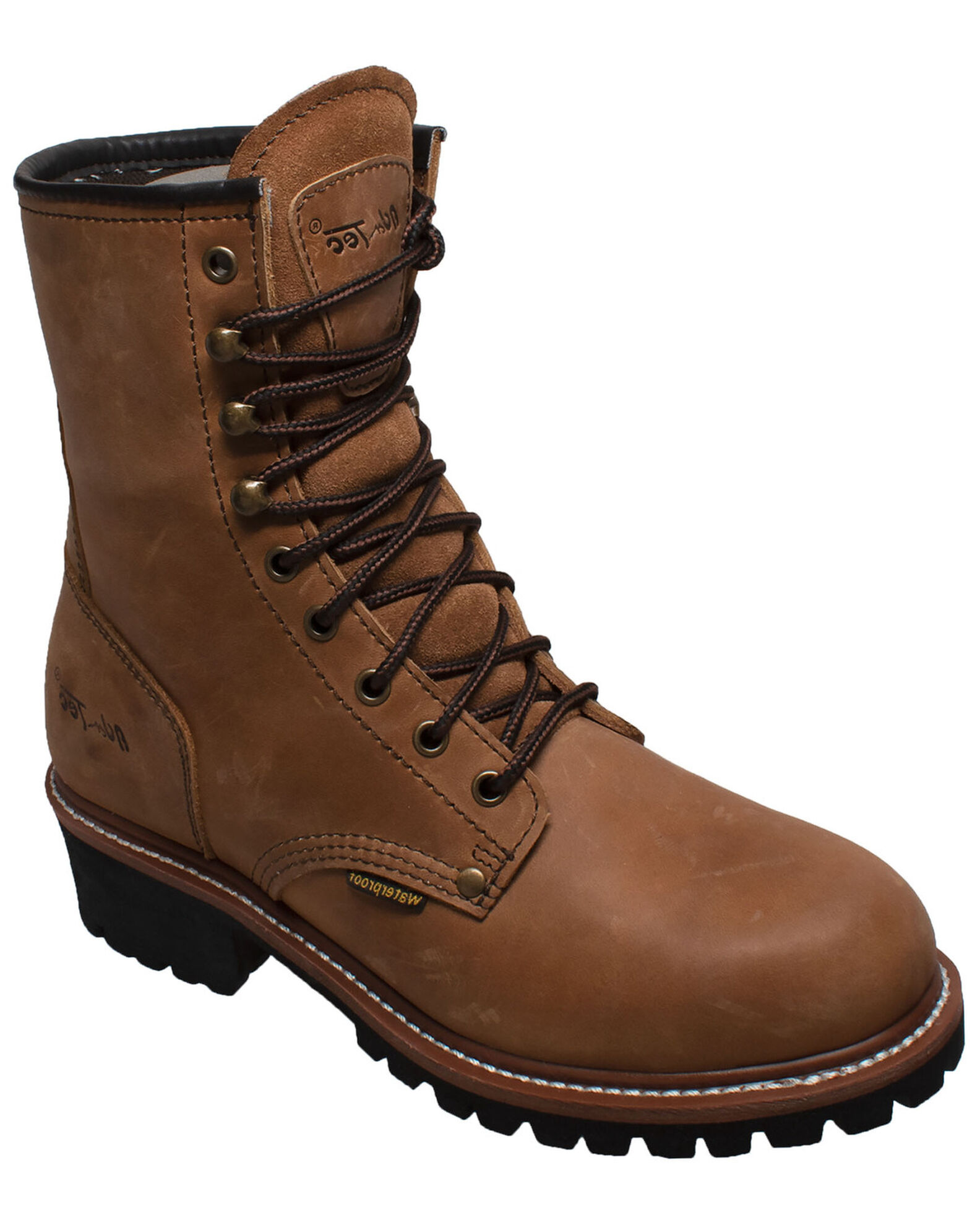 Men's soft hotsell toe logger boots