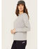 Image #2 - Timberland Women's Cotton Core Long Sleeve T-Shirt, Grey, hi-res