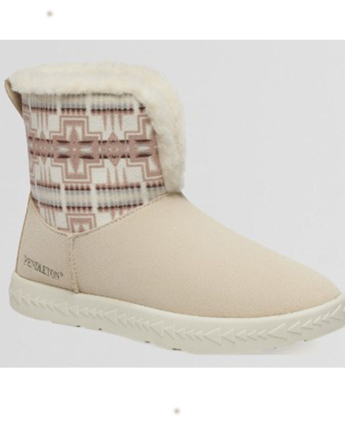 Pendleton Women's Cabin Fold Down Slippers, Cream, hi-res