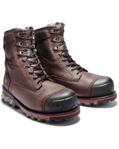 Timberland PRO Men's Boondock Composite Toe Work Boots, Brown, hi-res