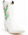 Image #1 - Golo Women's Jesse Cactus Western Booties - Pointed Toe, White, hi-res