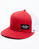 Hawx Men's Solid Corner Patch Mesh-Back Ball Cap , Red, hi-res