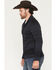 Image #2 - Pendleton Men's Tumal Ridge Multicolored Back Button-Down Sweater, Navy, hi-res